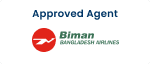 Approved agent of Biman Bangladesh Airlines Approved agent of Biman Bangladesh Airlines